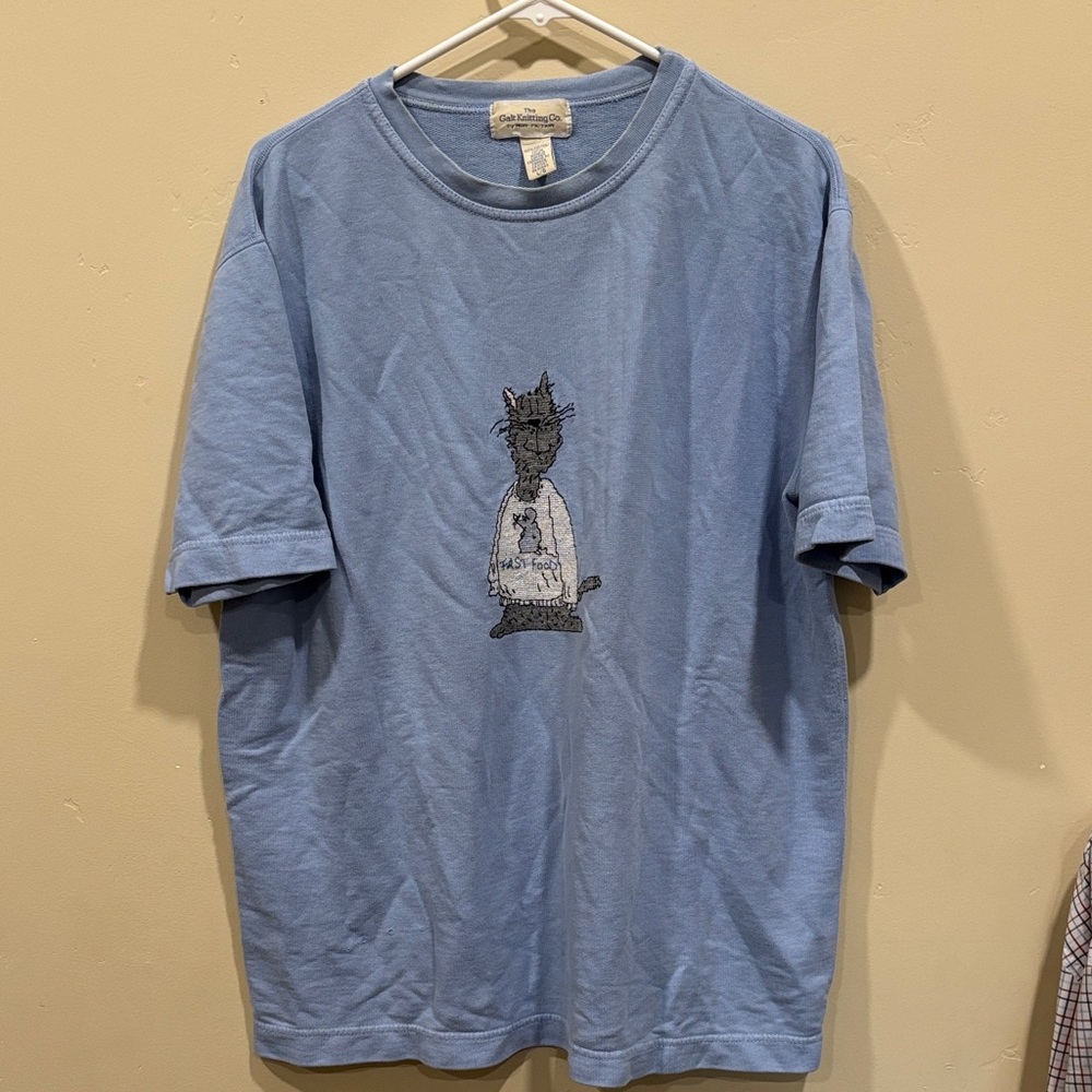 Vintage boxy graphic knit Tee